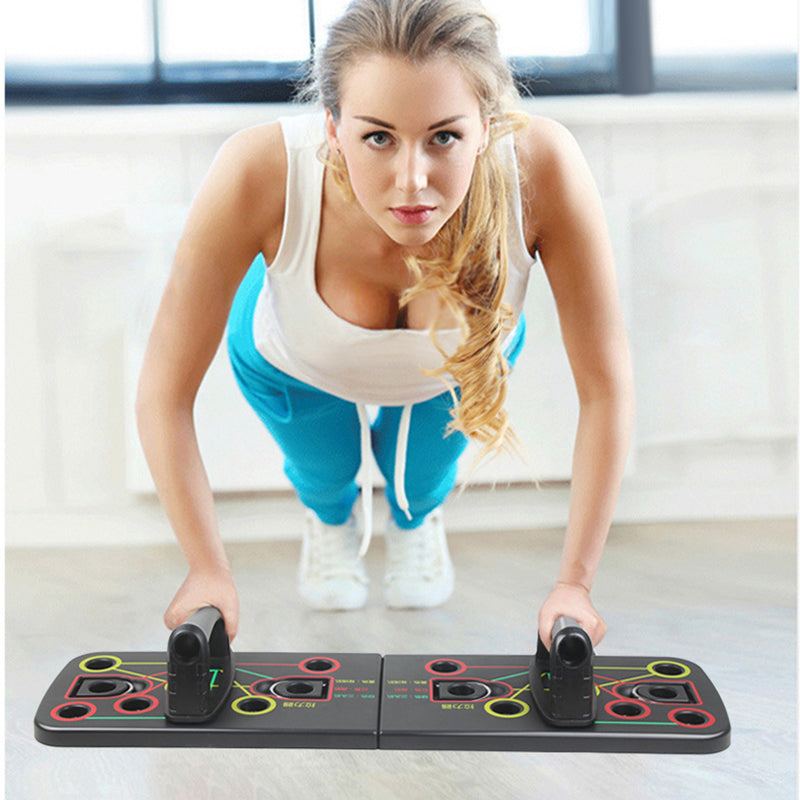 9 in 1 Push Up Board with Multifunction Body Building Fitness Exercise