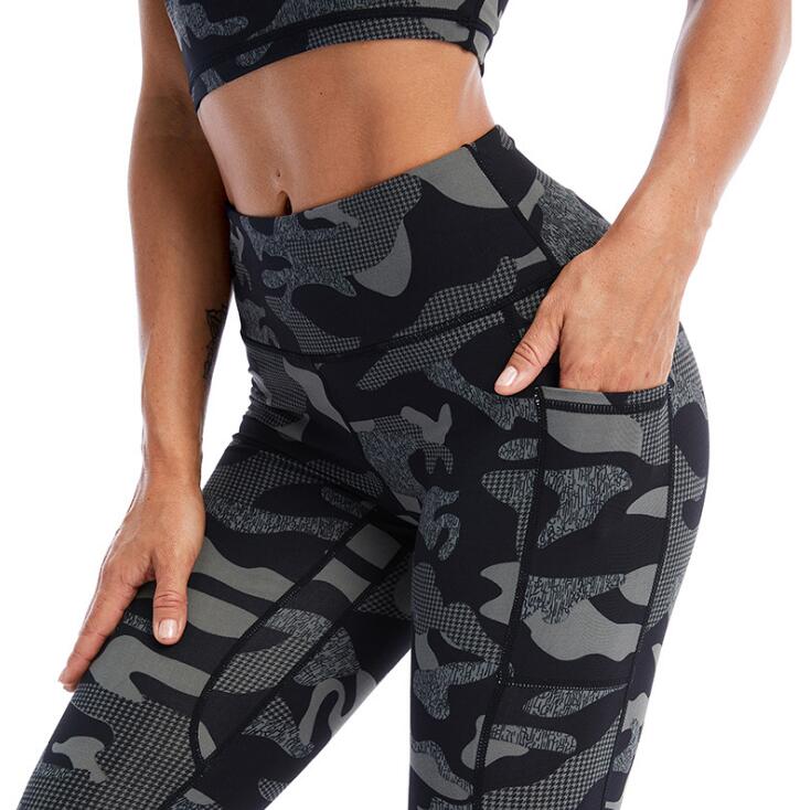 Women Camouflage Printed Workout Clothes