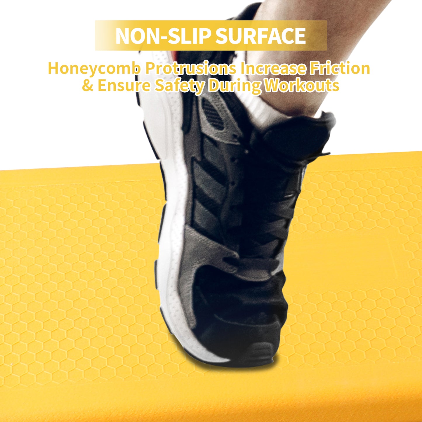 Aerobics Step Platform Height-Adjustable