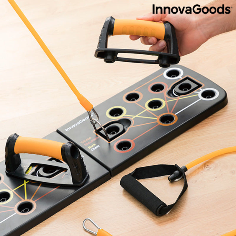 Push-Up Board with Resistance Bands