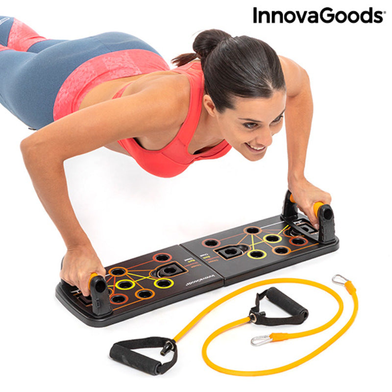 Push-Up Board with Resistance Bands