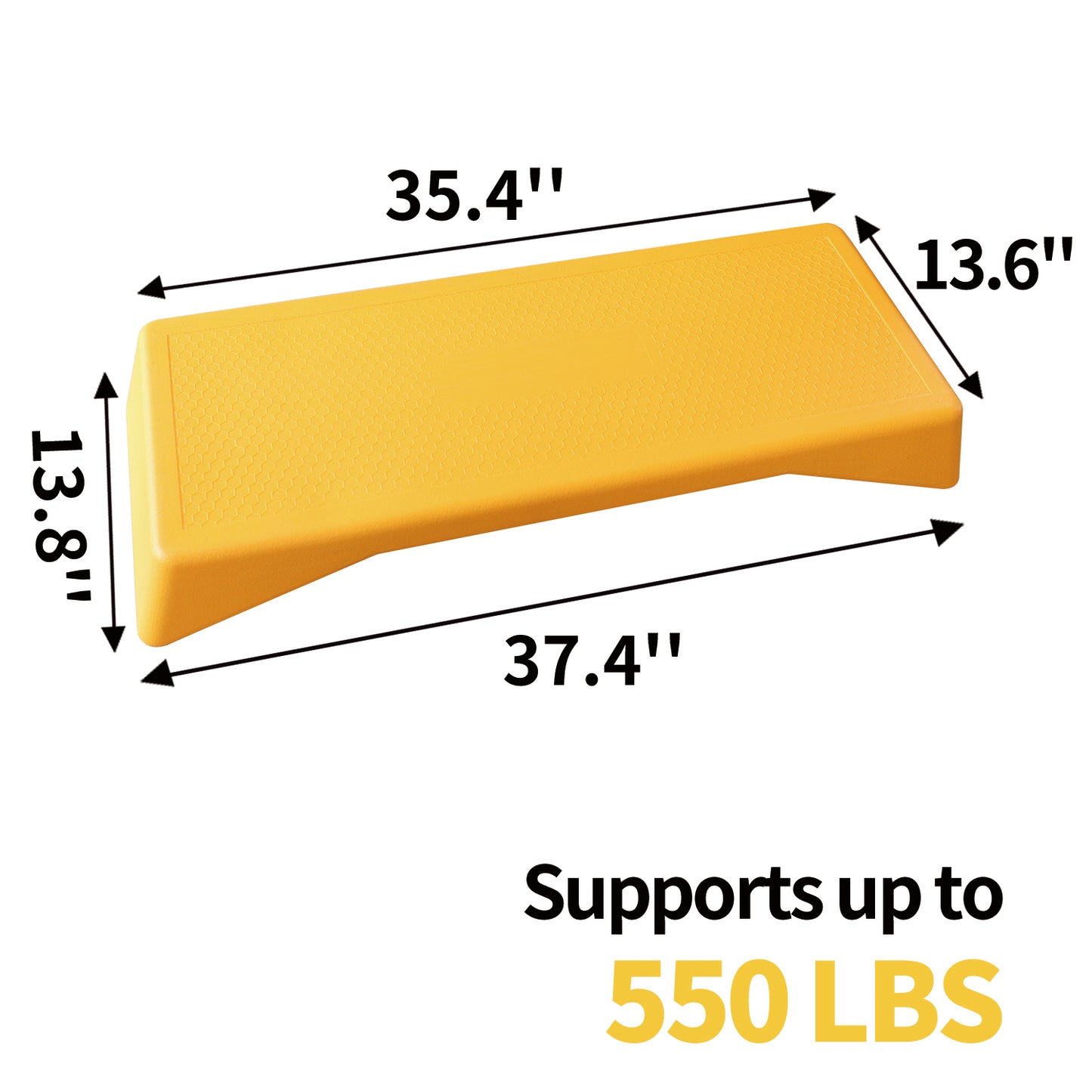 Aerobics Step Platform Height-Adjustable