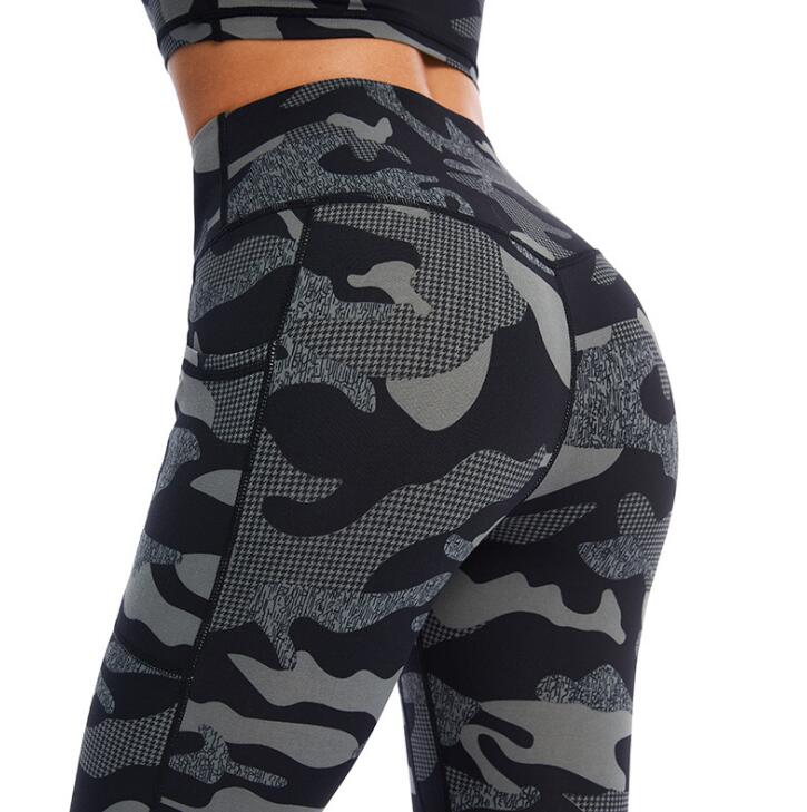 Women Camouflage Printed Workout Clothes