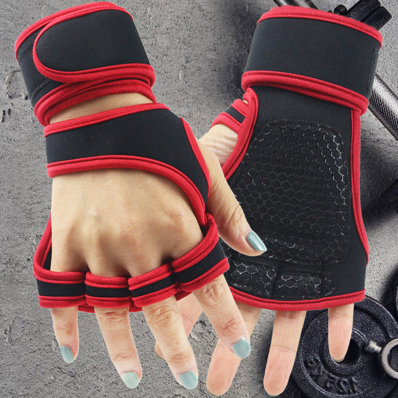 Men/Women Non-slip Workout Weight Lifting Gloves