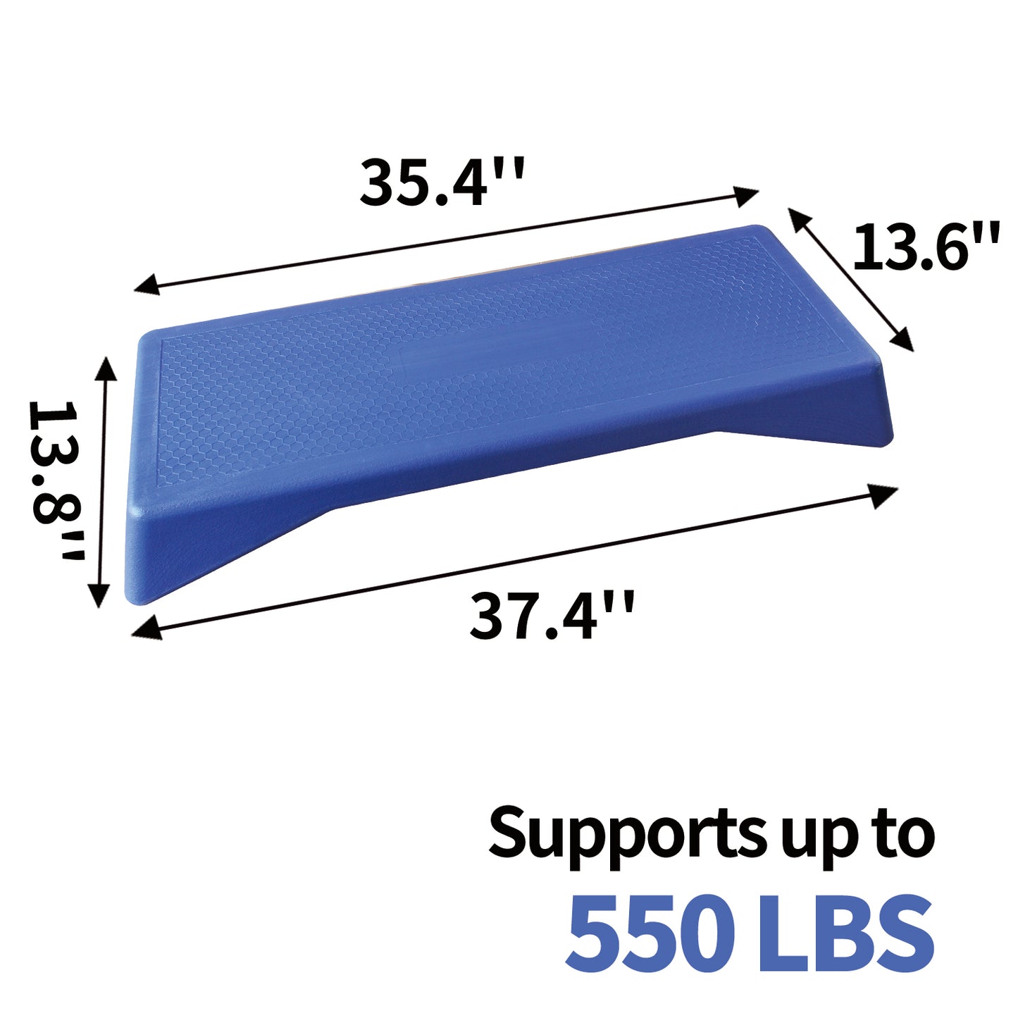 Aerobics Step Platform Height-Adjustable
