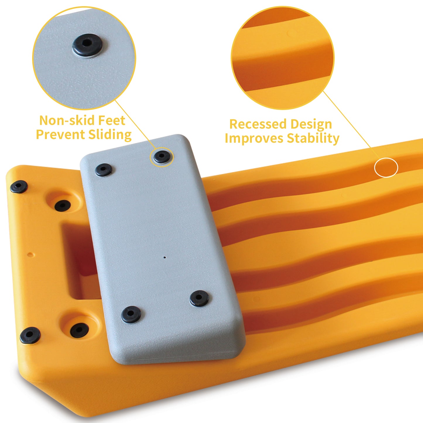 Aerobics Step Platform Height-Adjustable