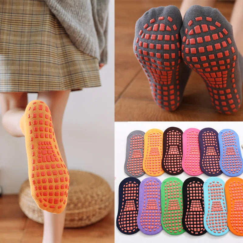 5 Pairs Anti-skid Socks Floor Socks - Trampoline Socks
