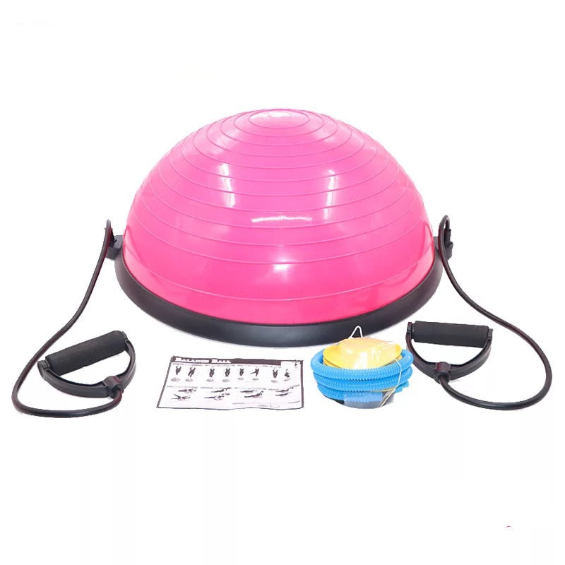 High quality yoga ball body balance half ball fitness ball exercise gym ball Sport Fitball Proof