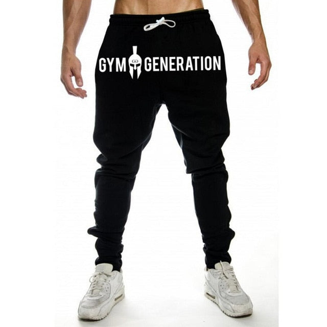 Mens Cotton Sweatpants Gyms Pant Fitness trousers Joggers Workout Pencil Pants