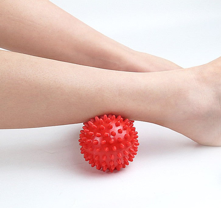 1pcs  4 Colors Yoga Peanut Shape Massage Durable PVC Spiky Massage Ball, Trigger Point Sport Fitness Hand Foot Pain Relief