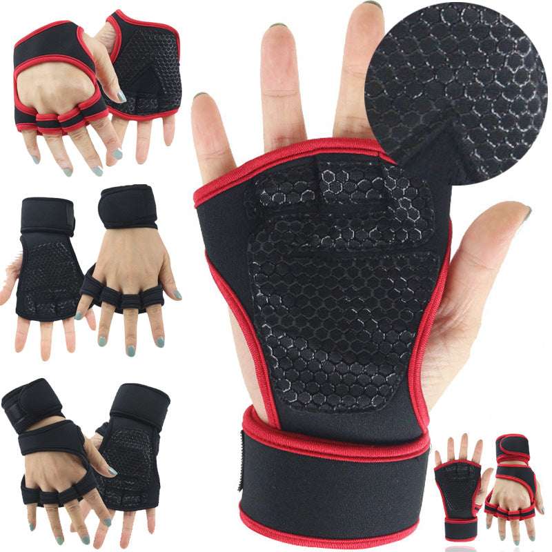 Custom logo High Quality Men Women Non-slip Workout Weight Lifting Gloves Gym Exercise Glove Fitness Gloves