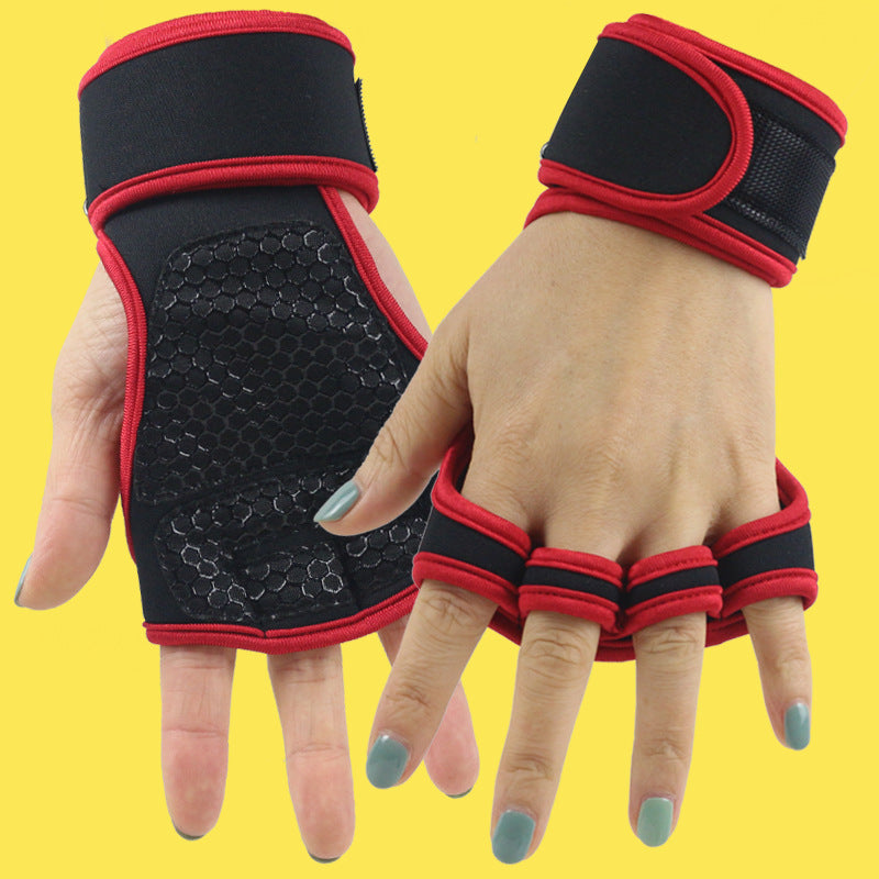 Custom logo High Quality Men Women Non-slip Workout Weight Lifting Gloves Gym Exercise Glove Fitness Gloves